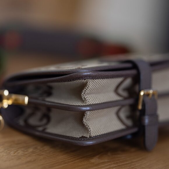 GUCCI Jumbo GG Canvas Shoulder Bag - Picture 5 of 14